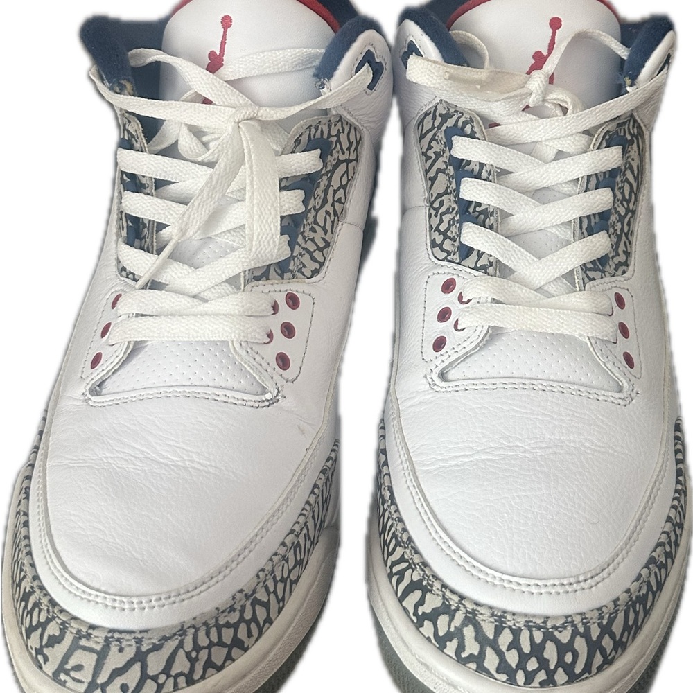 Nike White and Gray Sneakers with Iconic Design